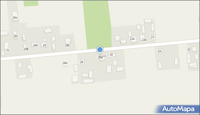 Chronów-Kolonia, Chronów-Kolonia, 26a, mapa Chronów-Kolonia