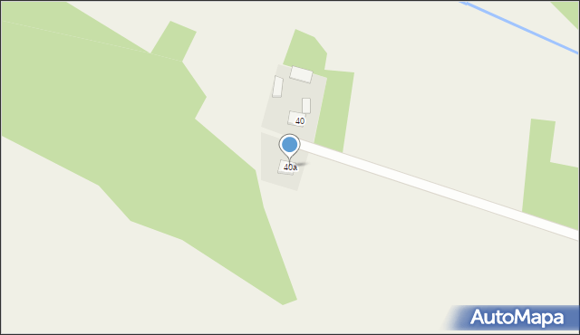 Chronów-Kolonia, Chronów-Kolonia, 40a, mapa Chronów-Kolonia