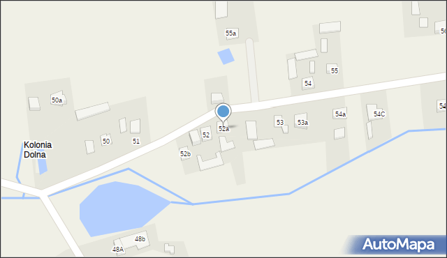 Chronów-Kolonia, Chronów-Kolonia, 52a, mapa Chronów-Kolonia