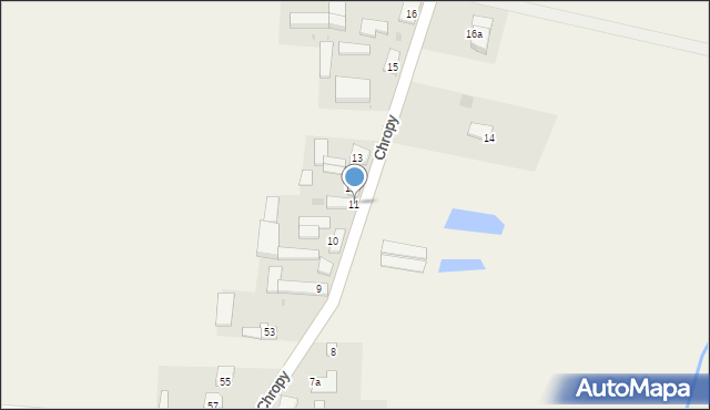 Chropy, Chropy, 11, mapa Chropy