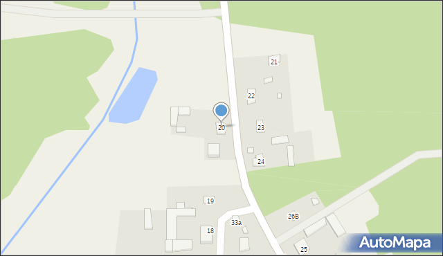 Chrościce, Chrościce, 20, mapa Chrościce