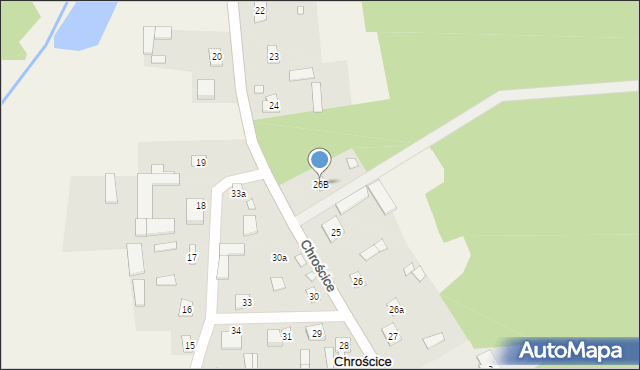 Chrościce, Chrościce, 26B, mapa Chrościce