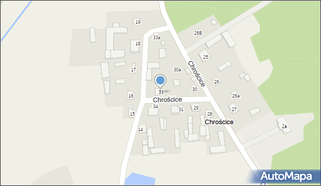 Chrościce, Chrościce, 33, mapa Chrościce