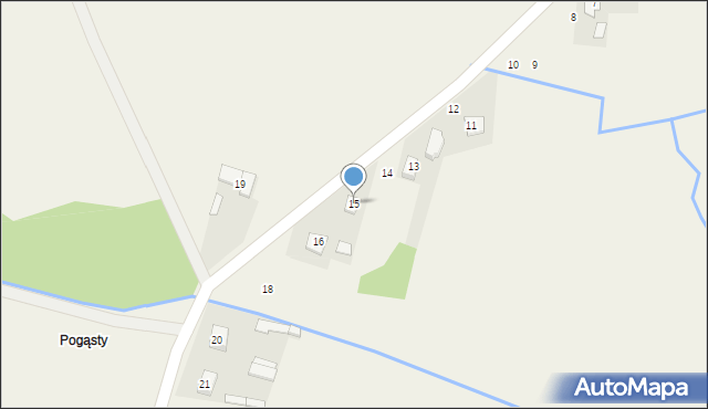 Chrościce, Chrościce, 15, mapa Chrościce