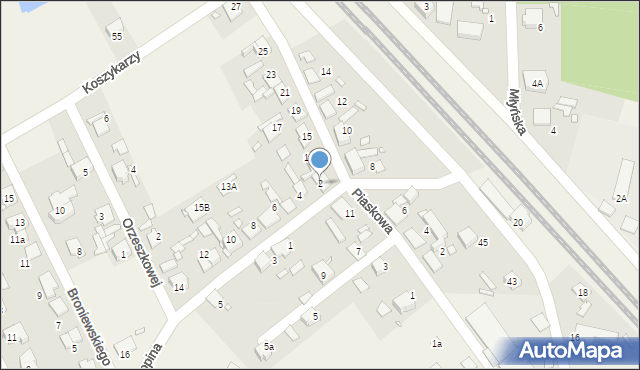 Chróścice, Chopina Fryderyka, 2, mapa Chróścice