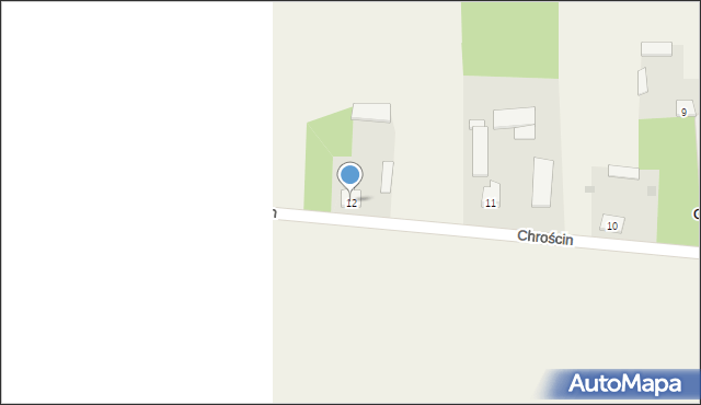 Chrościn, Chrościn, 12, mapa Chrościn