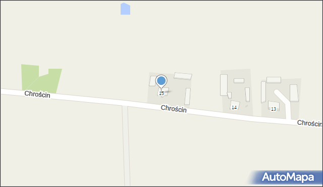 Chrościn, Chrościn, 15, mapa Chrościn