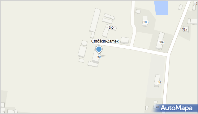 Chróścin, Chróścin, 50, mapa Chróścin