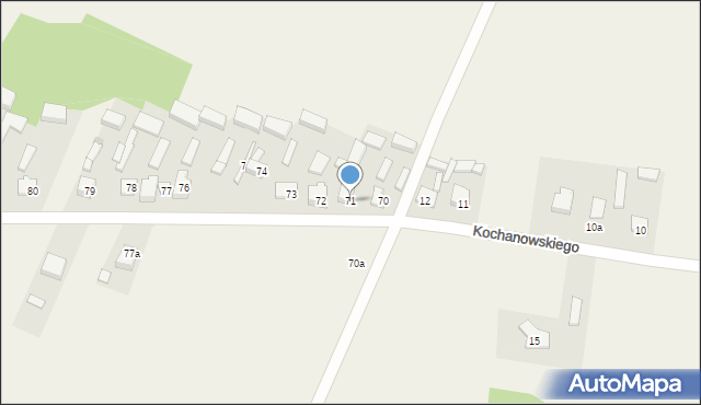 Chróścin, Chróścin, 71, mapa Chróścin