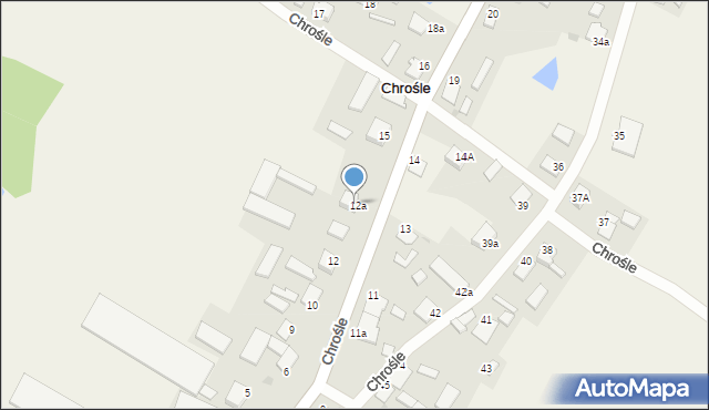 Chrośle, Chrośle, 15a, mapa Chrośle
