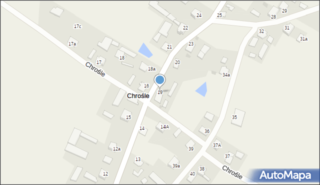 Chrośle, Chrośle, 19, mapa Chrośle