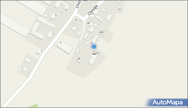 Chrośle, Chrośle, 48a, mapa Chrośle