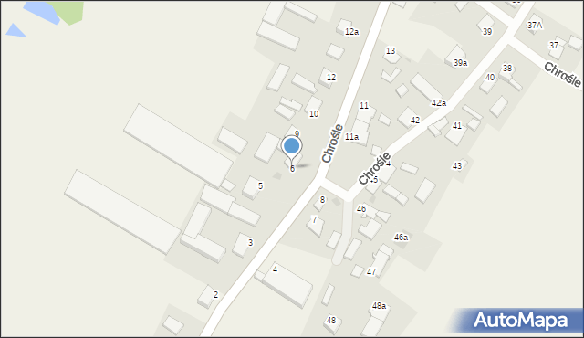 Chrośle, Chrośle, 6, mapa Chrośle