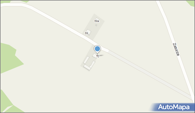 Chrośle, Chrośle, 70, mapa Chrośle