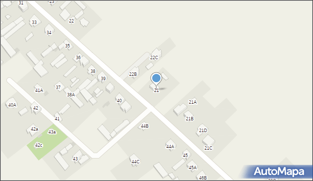 Chrosna, Chrosna, 21, mapa Chrosna