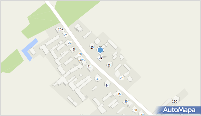 Chrosna, Chrosna, 24, mapa Chrosna