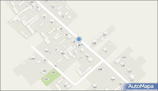 Chrosna, Chrosna, 39, mapa Chrosna