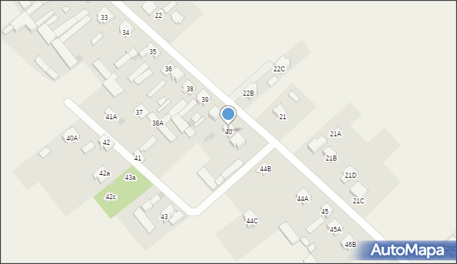 Chrosna, Chrosna, 40, mapa Chrosna