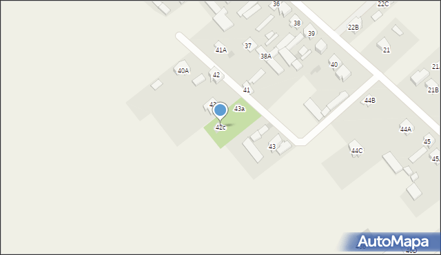 Chrosna, Chrosna, 42c, mapa Chrosna