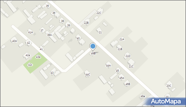 Chrosna, Chrosna, 44B, mapa Chrosna