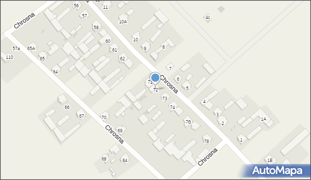 Chrosna, Chrosna, 72, mapa Chrosna