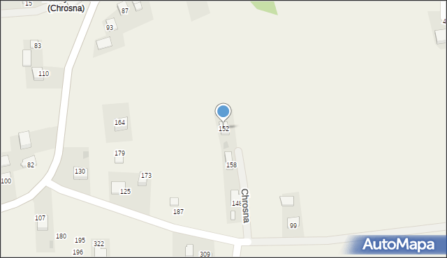 Chrosna, Chrosna, 152, mapa Chrosna