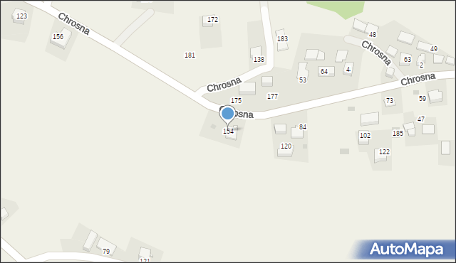 Chrosna, Chrosna, 154, mapa Chrosna