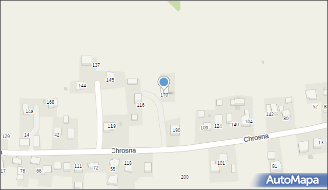Chrosna, Chrosna, 170, mapa Chrosna