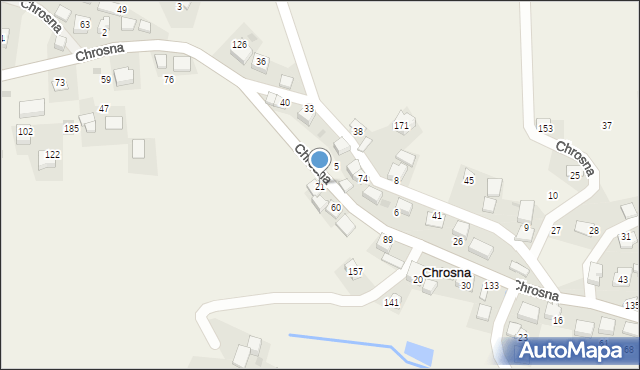 Chrosna, Chrosna, 21, mapa Chrosna