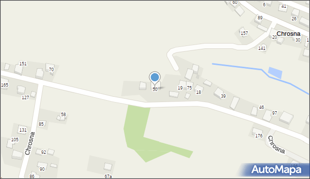 Chrosna, Chrosna, 50, mapa Chrosna