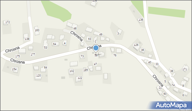 Chrosna, Chrosna, 59, mapa Chrosna