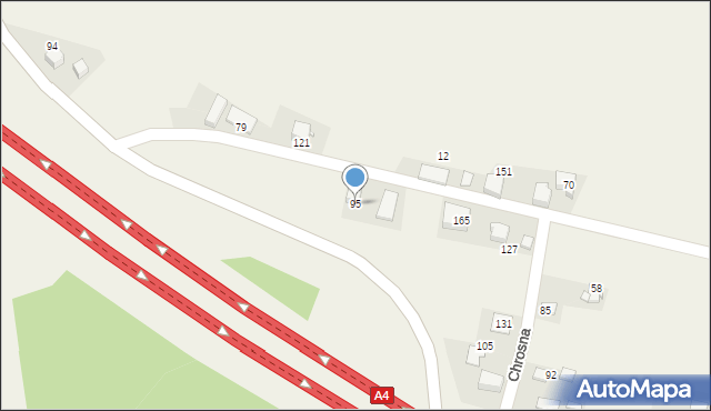 Chrosna, Chrosna, 95, mapa Chrosna