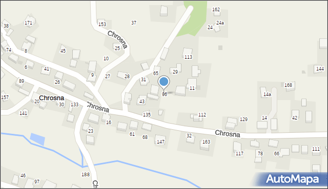 Chrosna, Chrosna, 96, mapa Chrosna