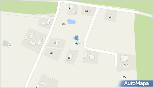 Chrośna, Chrośna, 38k, mapa Chrośna