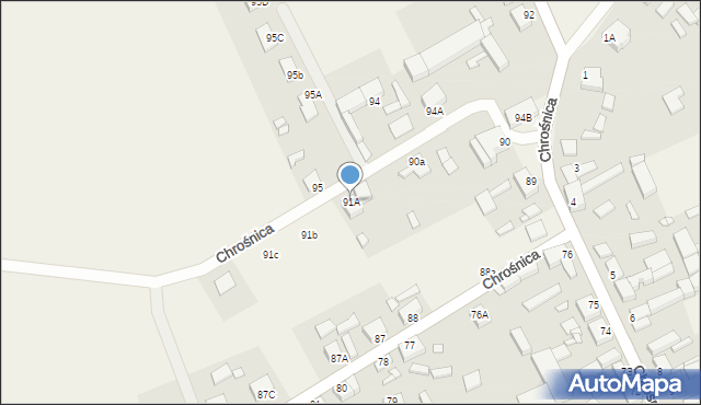 Chrośnica, Chrośnica, 91A, mapa Chrośnica