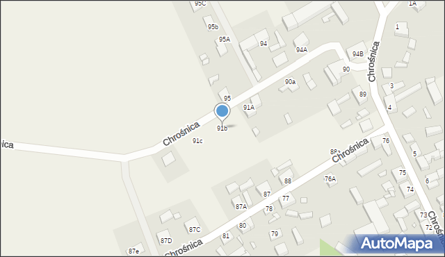 Chrośnica, Chrośnica, 91b, mapa Chrośnica