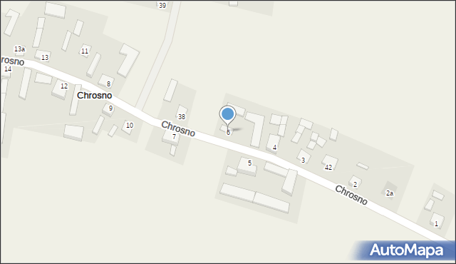 Chrosno, Chrosno, 6, mapa Chrosno