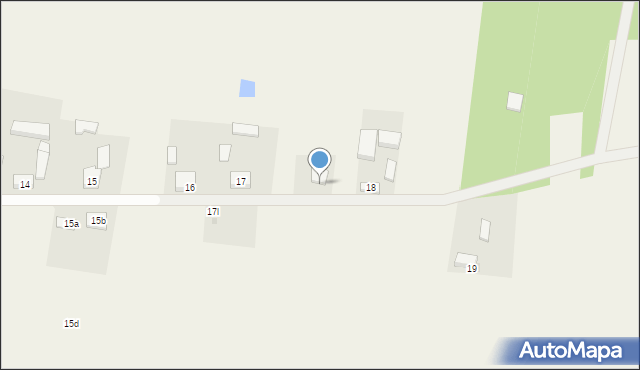 Chrośno, Chrośno, 17a, mapa Chrośno