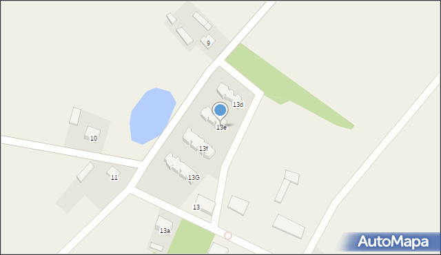 Chrosno, Chrosno, 13e, mapa Chrosno