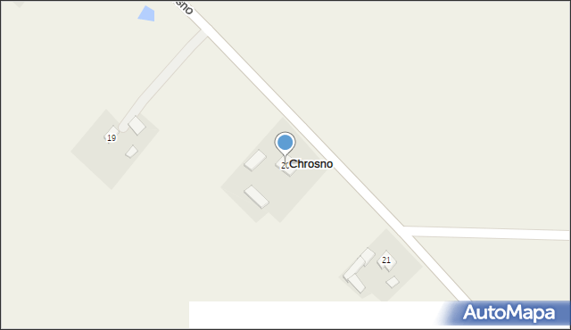 Chrosno, Chrosno, 20, mapa Chrosno