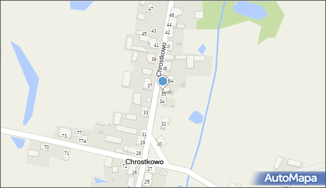 Chrostkowo, Chrostkowo, 35, mapa Chrostkowo