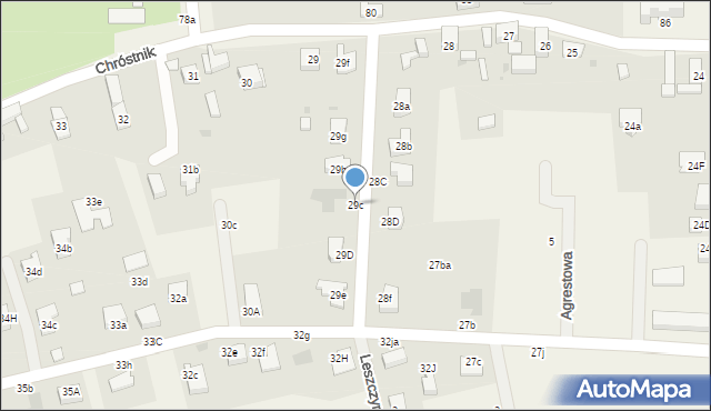 Chróstnik, Chróstnik, 29c, mapa Chróstnik
