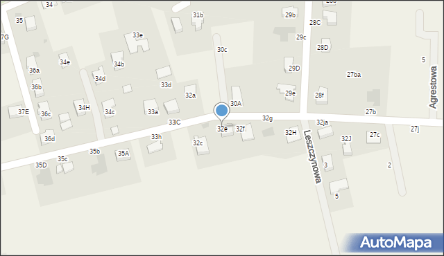 Chróstnik, Chróstnik, 32e, mapa Chróstnik