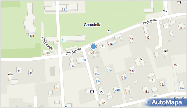 Chróstnik, Chróstnik, 36, mapa Chróstnik