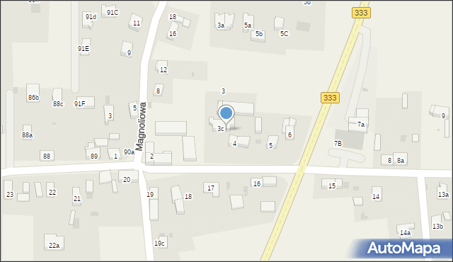 Chróstnik, Chróstnik, 3d, mapa Chróstnik