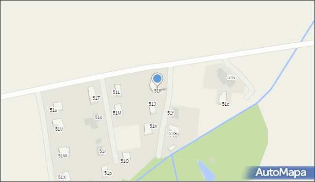 Chróstnik, Chróstnik, 51K, mapa Chróstnik