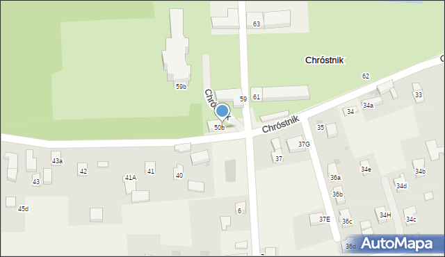 Chróstnik, Chróstnik, 58, mapa Chróstnik