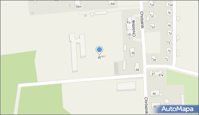 Chróstnik, Chróstnik, 60, mapa Chróstnik