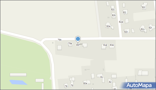 Chróstnik, Chróstnik, 81f, mapa Chróstnik