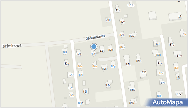 Chróstnik, Chróstnik, 82l, mapa Chróstnik